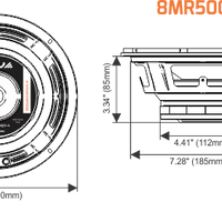 PRV 8MR500CF-NDY-4 (PAIR) All weather