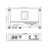 Amplifiers - Diamond Audio - HXM800.1D Motorsport