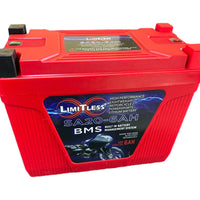 LIMITLESS LITHIUM - BATTERIES - Shake Awake 20 Case 6Ah Smart Motorcycle battery