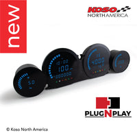 
              Koso North America - Digital Gauges - HD-03L | 4 pieces LED kit (blue) | for Harley-Davidson® 2014-2023
            