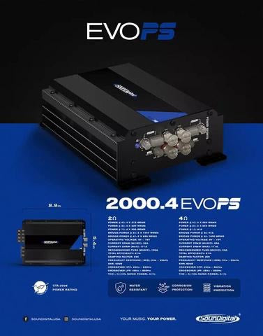 NEW SounDigital EVOPS 2000.4 - 2Ω or 4Ω