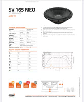 
              Hertz - 6.5” - SPL Midrange - Hertz SV 165 NEO (Pair)
            