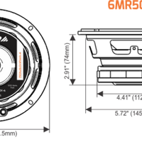 PRV 6MR500CF-NDY-4 (PAIR) All weather