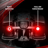 
              XKGLOW - MOTORCYCLE REAR LED TURN SIGNAL KIT 1157 1156 FOR HARLEY INDIAN
            